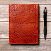 Aquarius Zodiac Handmade Leather Journal